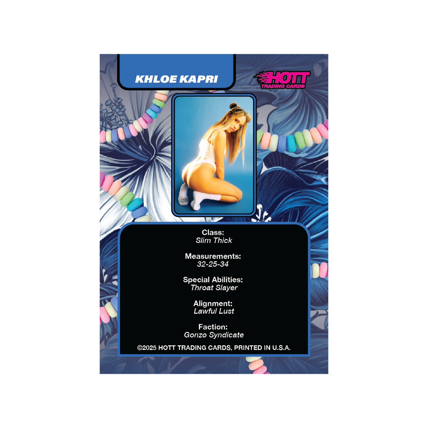 Hott Trading Card Number 4: Khloe Kapri
