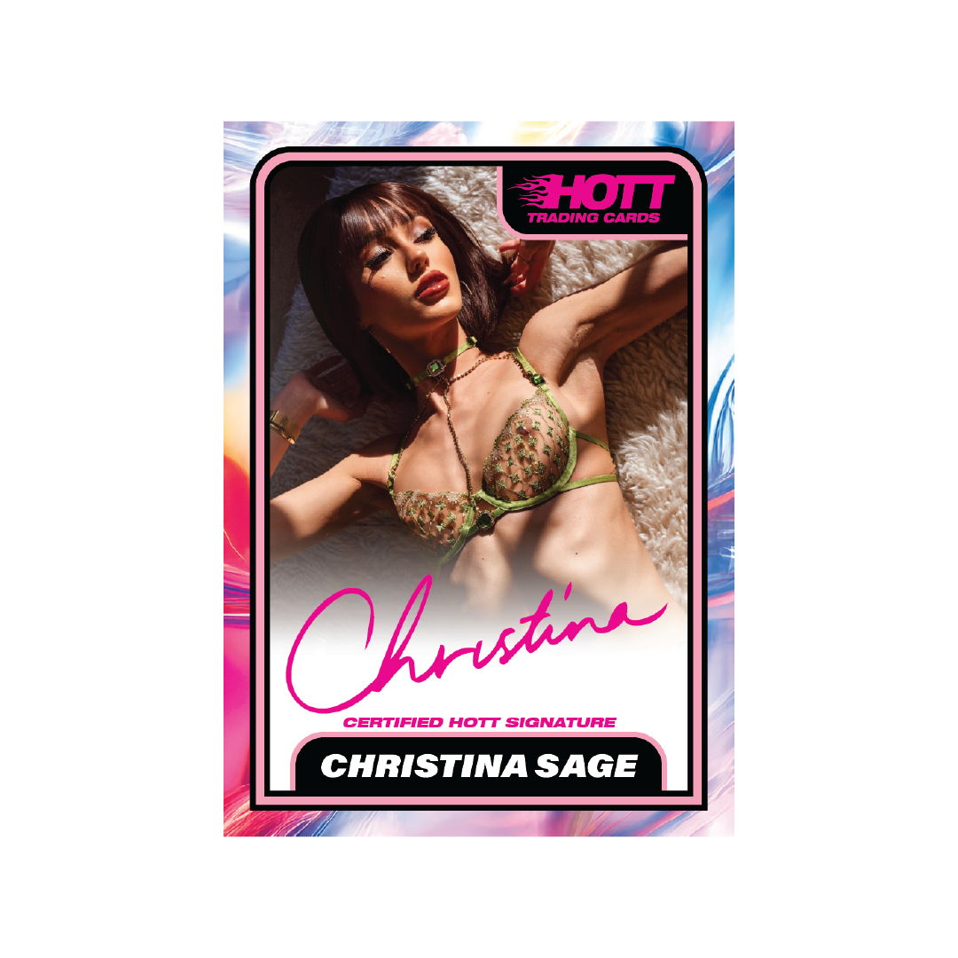 Hott Trading Card Number 33: Christina Sage